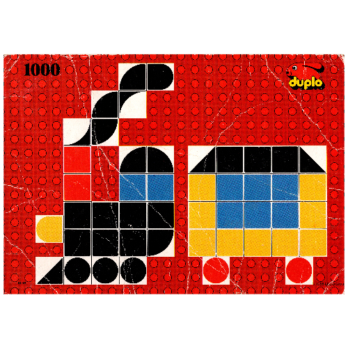 Lego Mosaic Card, Set 1000-1 - Card 7