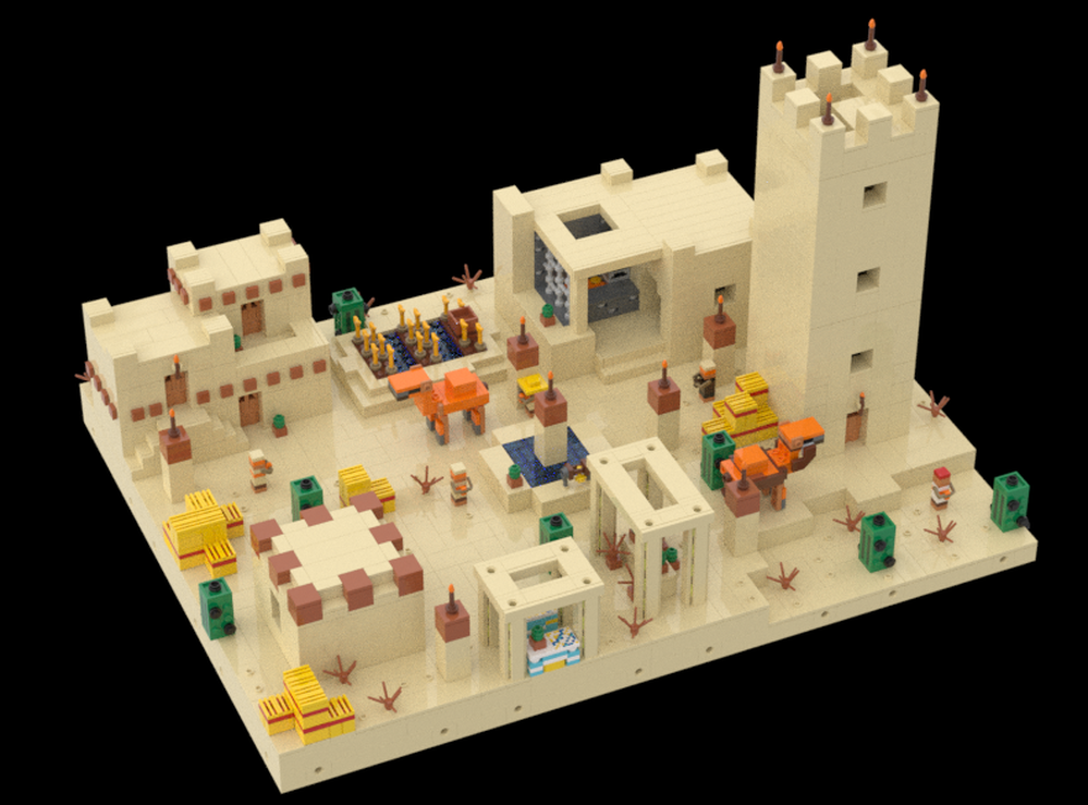 Lego UCS Minifigure-scale Desert Village