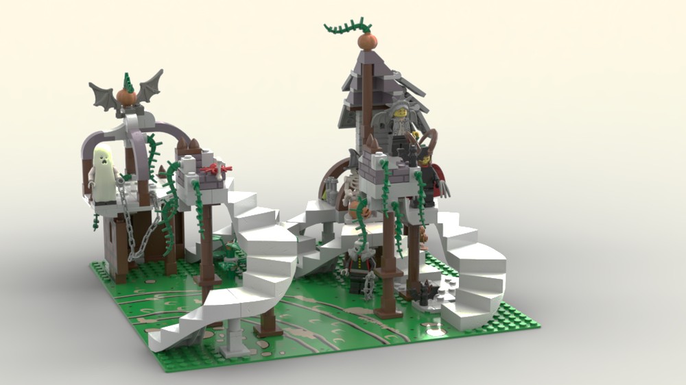 Lego Halloween Creepy stairs