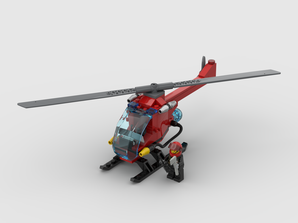 Lego 6531 Flame chaser - remake helicopter v1