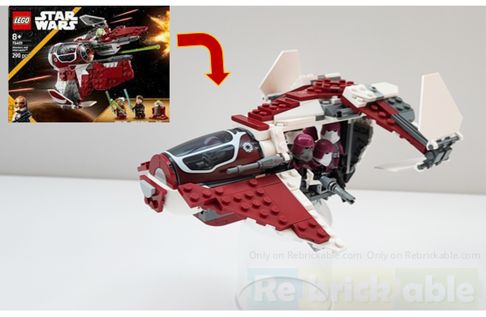 Lego 75401 Galactic Marine support Gunship - Alternative Build