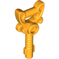 Lego Equipment Key Ornamented with Stud / Bright Light Orange
