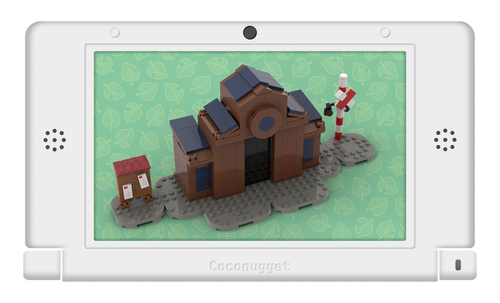 Lego Animal Crossing New Leaf Train Station