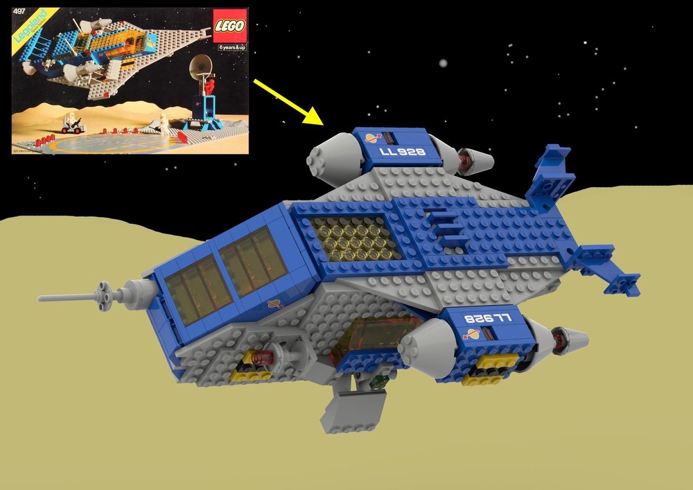 Lego LL928 Galaxy Explorer A004 (set 928-1 or 497-1 )