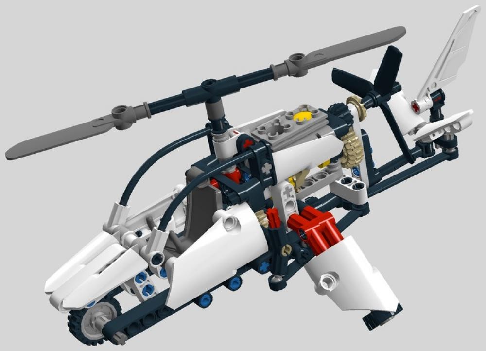 Lego 42057 - Ultralight Helicopter - without new pieces