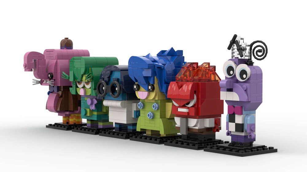 Lego Inside Out Bundle (Joy, Sadness, Anger, Fear, Disgust & Bing Bong)