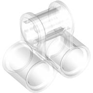 Lego Technic Axle and Pin Connector Perpendicular Double / Trans-Clear