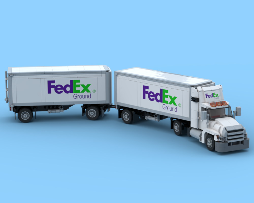 Lego Freightliner Cascadia 4x2 FedEx Edition
