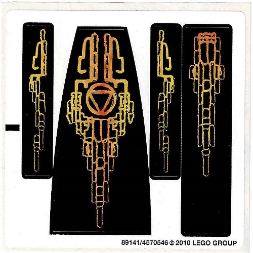 Lego Sticker Sheet for Set 8058-1