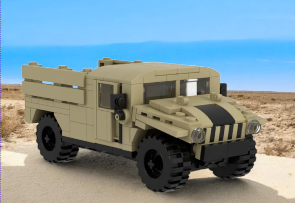 Lego Transporter humvee!
