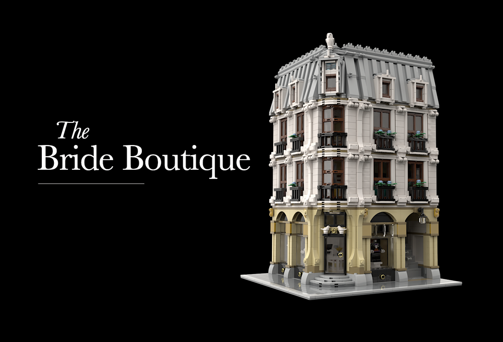Lego Modular The Bride Boutique + Additional Floor