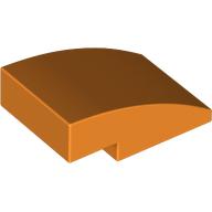 Lego Brick Curved 3 x 2 No Studs / Orange