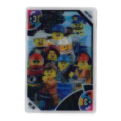 Lego Trading Card, Toys 'R' Us - City - +3 Team City / [No Color/Any Color]