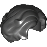 Lego Hair Short Wavy with Side Part / Black