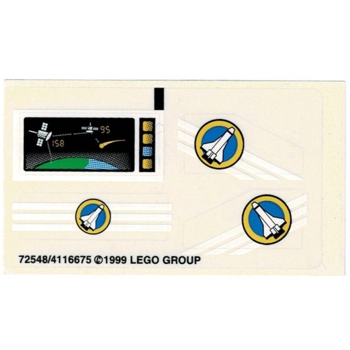 Lego Sticker Sheet for Set 6453-1 / [No Color/Any Color]