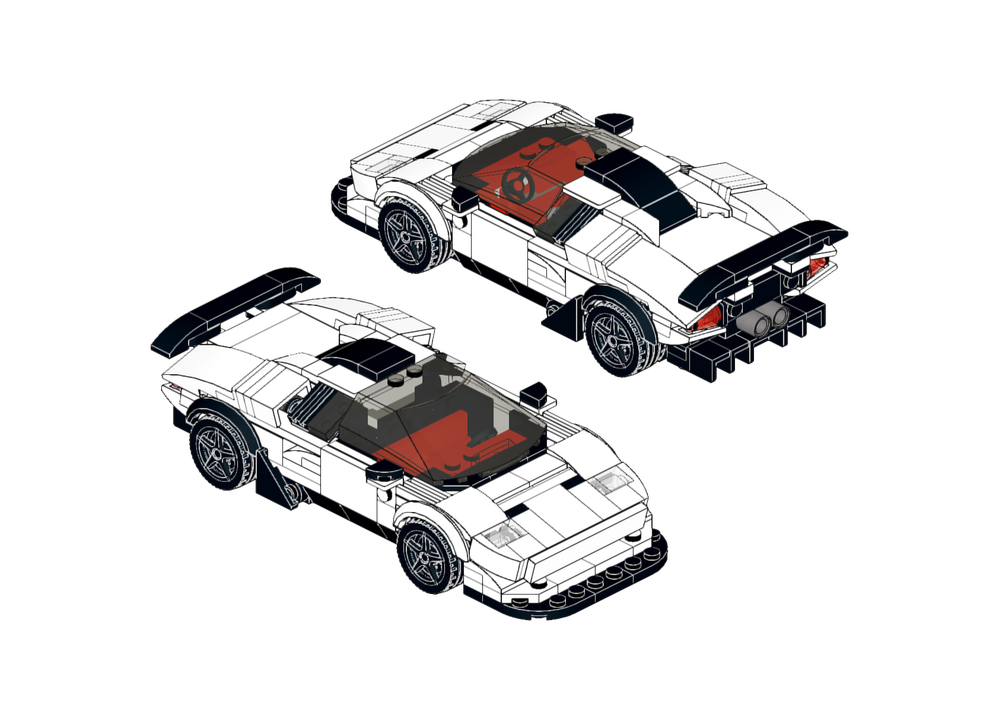Lego Lamborghini Countach SV