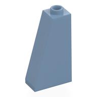 Lego Brick Sloped 75° 2 x 1 x 3 with Open Stud / Sand Blue