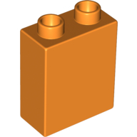 Lego Duplo Brick 1 x 2 x 2 / Orange