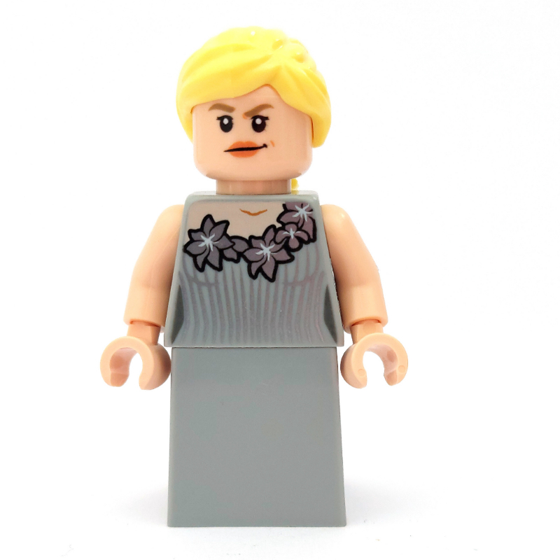 Lego Fleur Delacour, Light Bluish Gray Dress