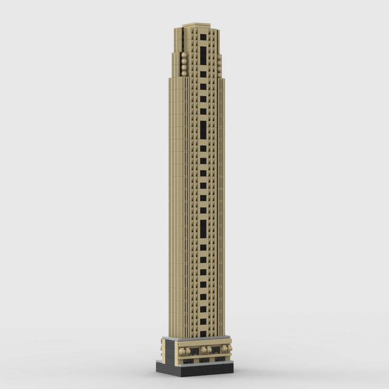 Lego 220 Central Park South at 1/650th Scale