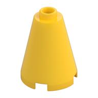 Lego Cone 2 x 2 x 2, Open Stud / Yellow