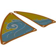 Lego Foil Sheet for Set 42664-1 - Sails / [No Color/Any Color]
