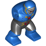 Lego Body Giant, Darkseid with Black Pants with Gold and Red Markings and Red Circle on Chest Print