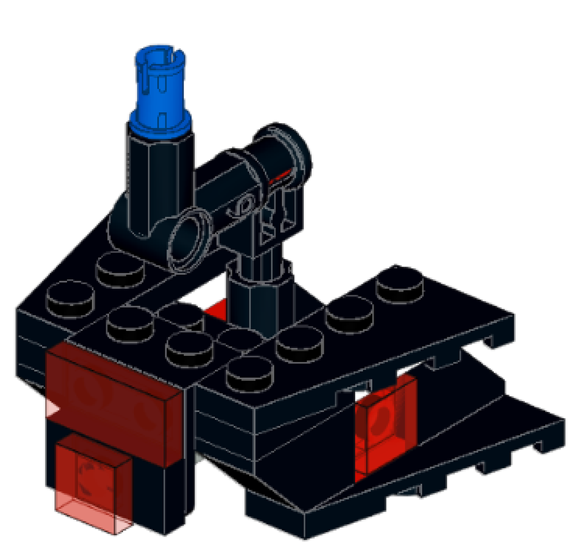 Lego Stand for Mini Tie Fighter
