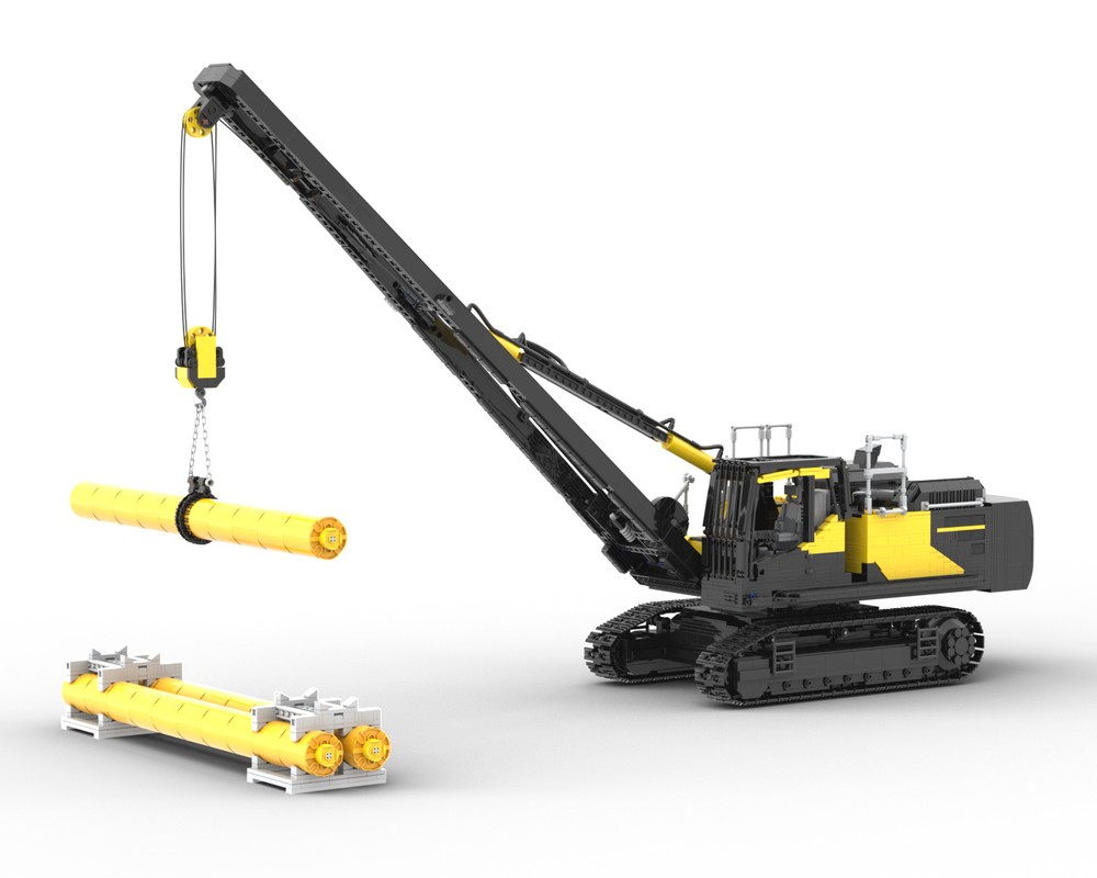 Lego Volvo PL4809E Pipelayer