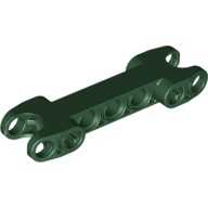 Lego Technic Axle and Pin Connector 2 x 7 with Two Ball Joint Sockets / Dark Green
