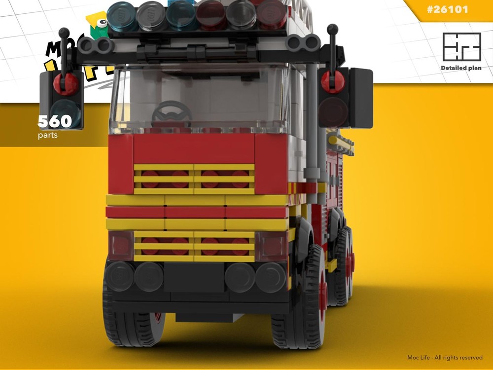 Lego Scania Australia fire truck