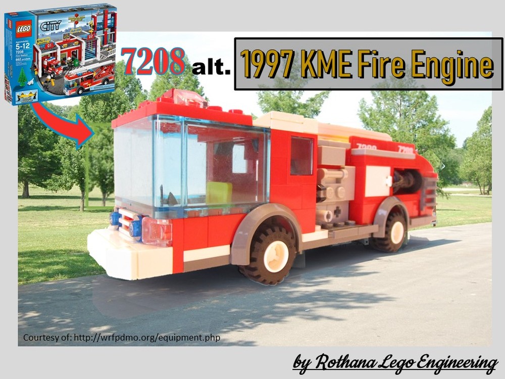 Lego 7208 alt. 1997 KME Fire Engine