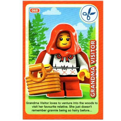 Lego Trading Card, Create the World Incredible Inventions - Grandma Visitor