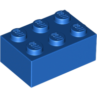 Lego Brick 2 x 3 / Blue