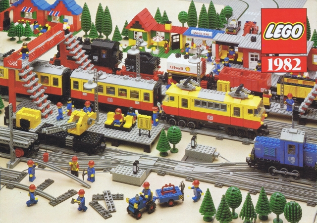 Lego 1982 Medium Train European (EU I 117780/117880 DK/N/S/SF)