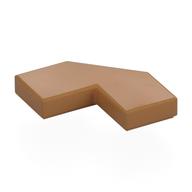 Lego Tile Special 2 x 2 Corner with Cut Corner - Facet / Medium Nougat
