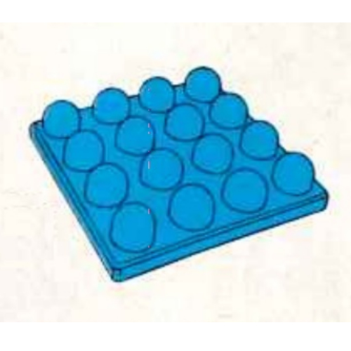 Lego Primo Plate 4 x 4 / Blue