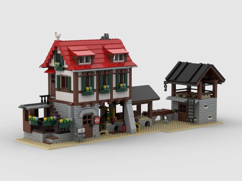 Lego Sägewerk - sawmill