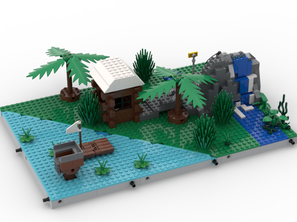 Lego Scene - Land and Water