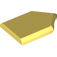 Lego Tile Special 2 x 3 Pentagonal / Bright Light Yellow