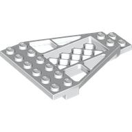 Lego Wedge Plate 8 x 6 x 2/3 with Grille / White