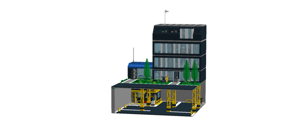 Lego Office building with underground parking