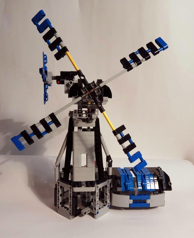 Lego 42063 C model: Mill