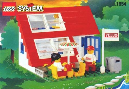 Lego House with Roof-Windows
