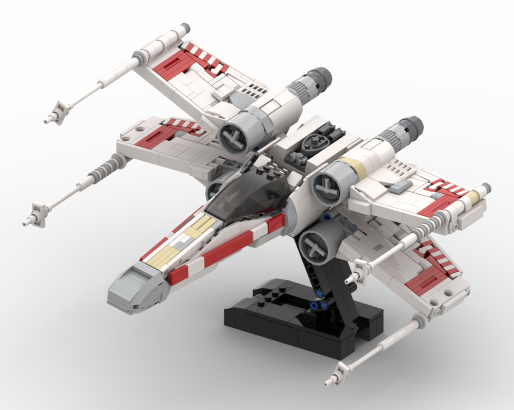 Lego Red Five X starfighter