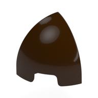 Lego Brick Round Curved 1 x 1 x 1 Quarter Dome / Dark Brown