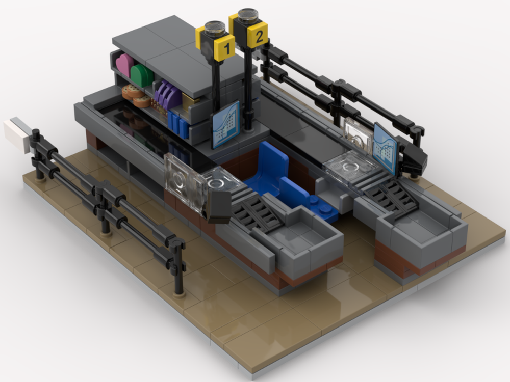 Lego Supermarket double register