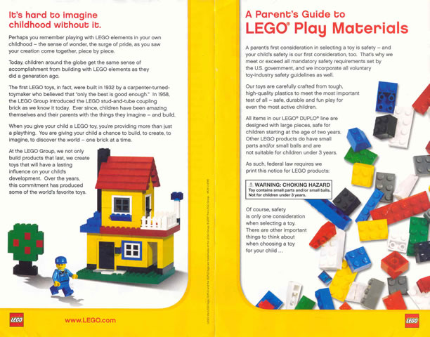 Lego 2007 Medium Parents Guide US (WOR U-4789)