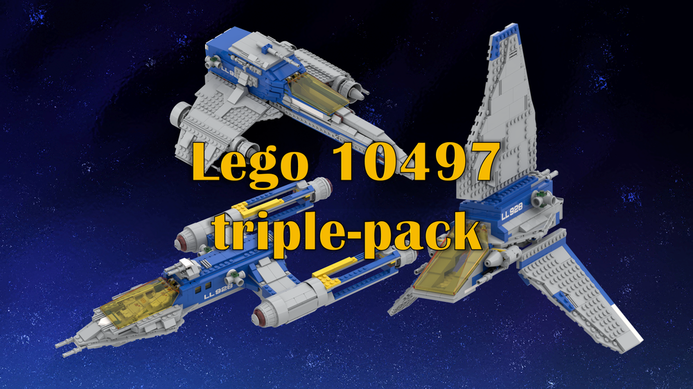Lego 10497 - Starships triple-pack