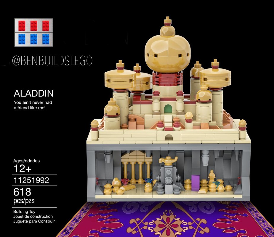 Lego Aladdin skyline